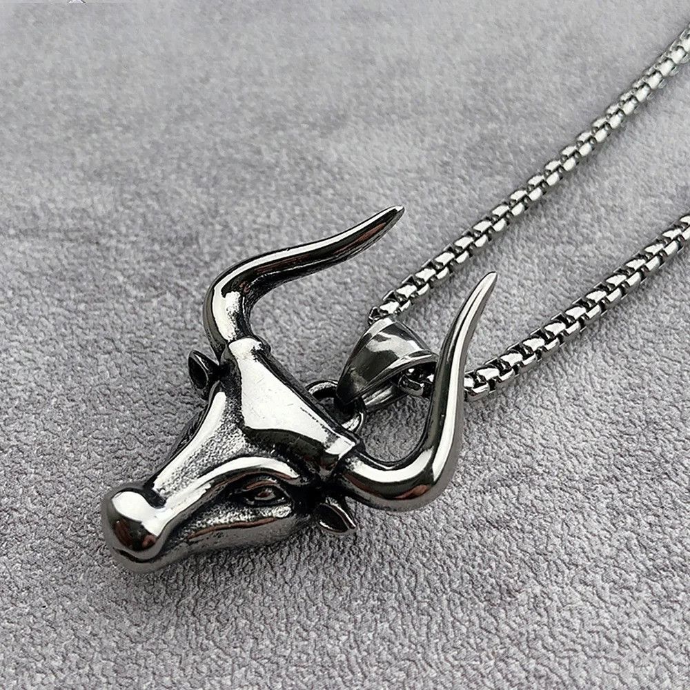 Other Bull Head Pendant Necklace Size ONE SIZE - 3 Thumbnail