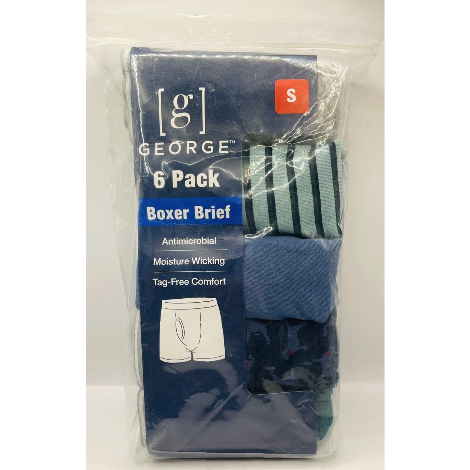 George VINTAGE? No. George Boxer Briefs Shirt? Size 36R - 2 Thumbnail