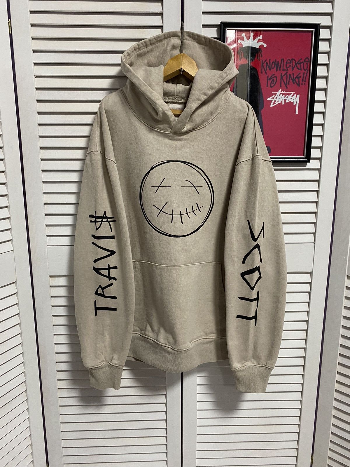 Designer × Rap Tees Hoodie Raper Athletic Travis Scott Dead Smiley Astroworld L Size US L / EU 52-54 / 3 - 1 Thumbnail