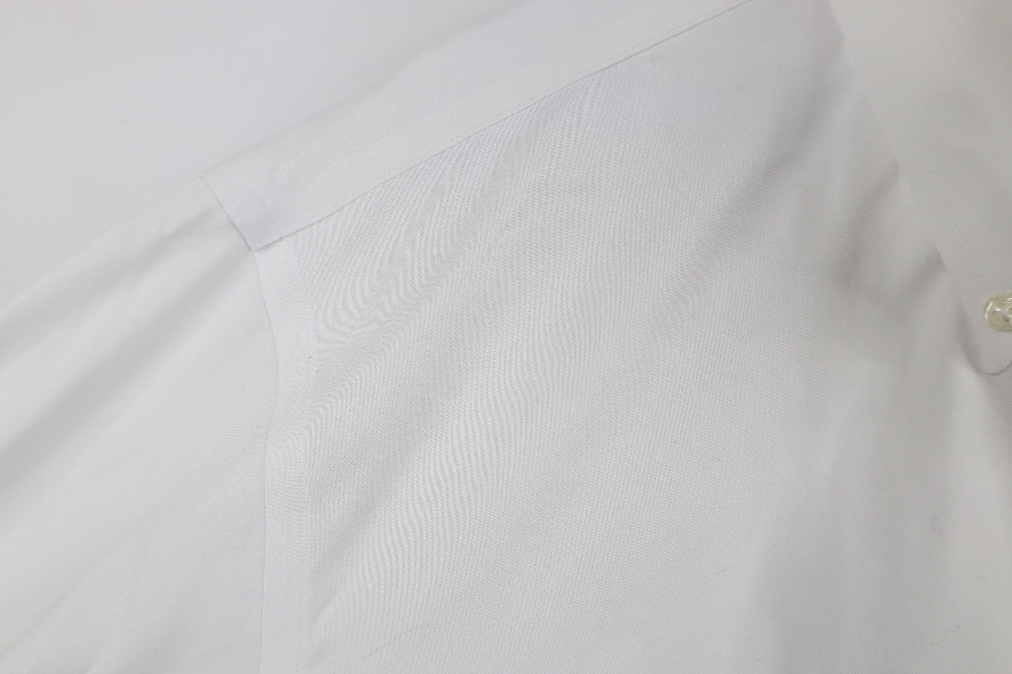 Brooks Brothers × Vintage Vintage 90s Brooks Brothers Cotton Button Down Shirt White Size US M / EU 48-50 / 2 - 4 Thumbnail