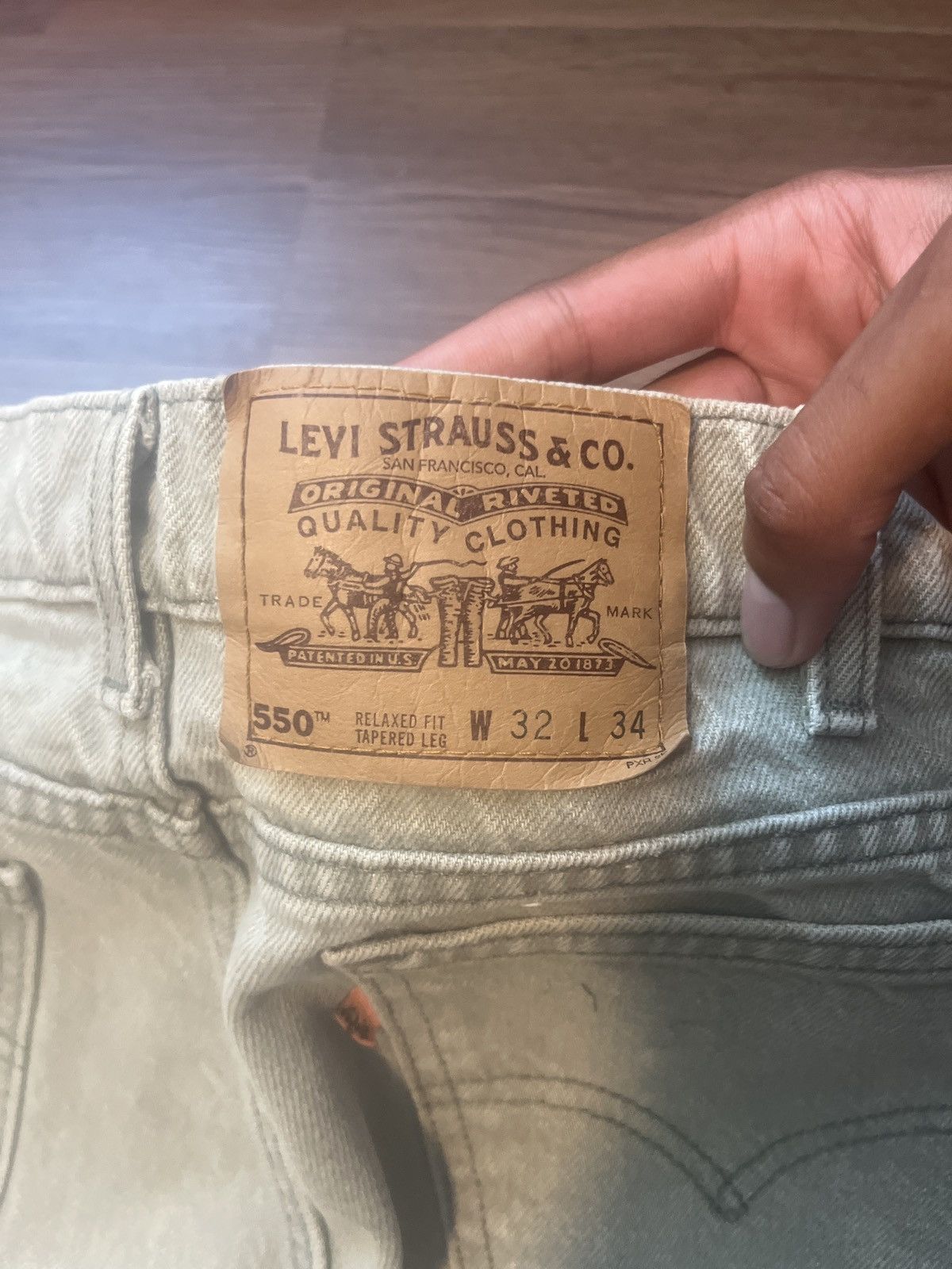 Levi's Vintage Clothing Vintage Levi 550 Jeans Size US 34 / EU 50 - 3 Thumbnail