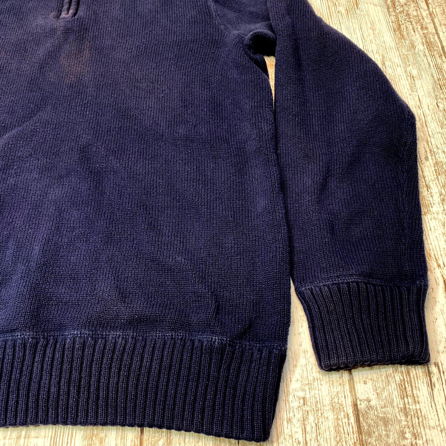 Eddie Bauer Eddie Bauer 1/4 Zip Sweater Men’s M Navy Blue 100% Combed Cotton 7538 Size US M / EU 48-50 / 2 - 4 Thumbnail