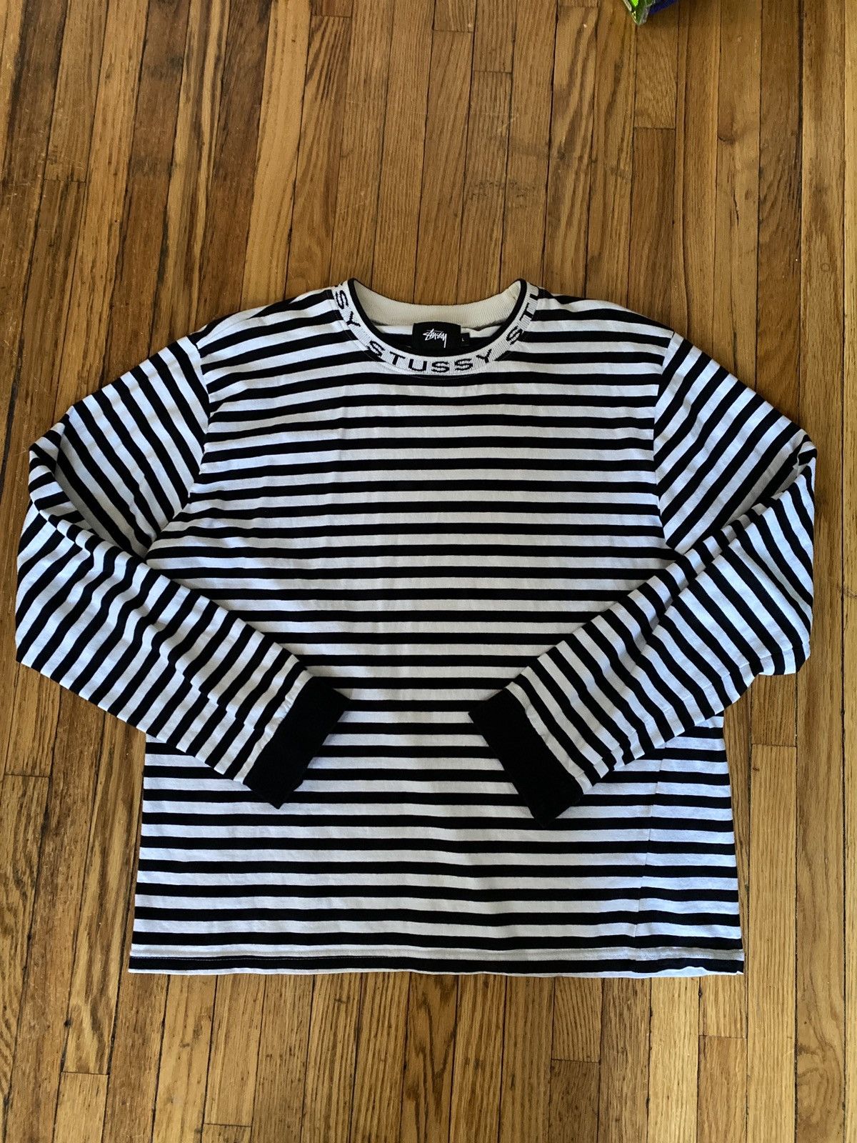 Stussy Stüssy striped long sleeve shirt Large Size US L / EU 52-54 / 3 - 3 Thumbnail