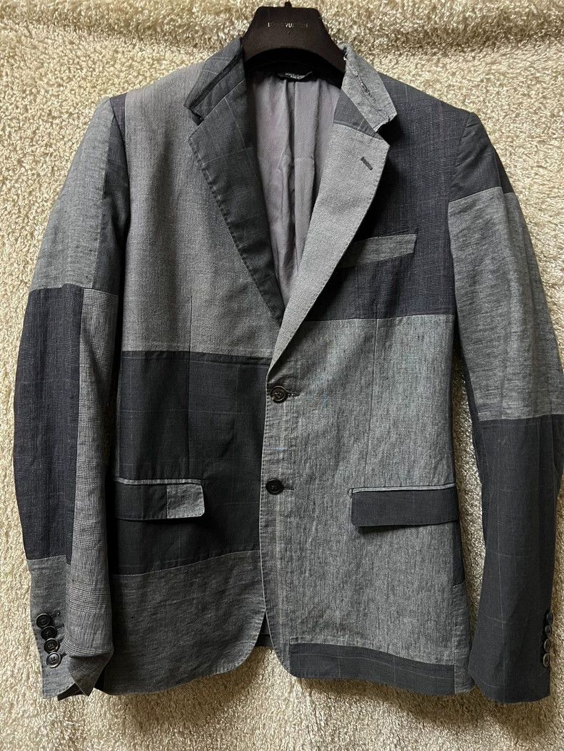 Dolce & Gabbana Dolce & Gabbana Men's Patchwork Blazer Size US S / EU 44-46 / 1 - 1 Thumbnail