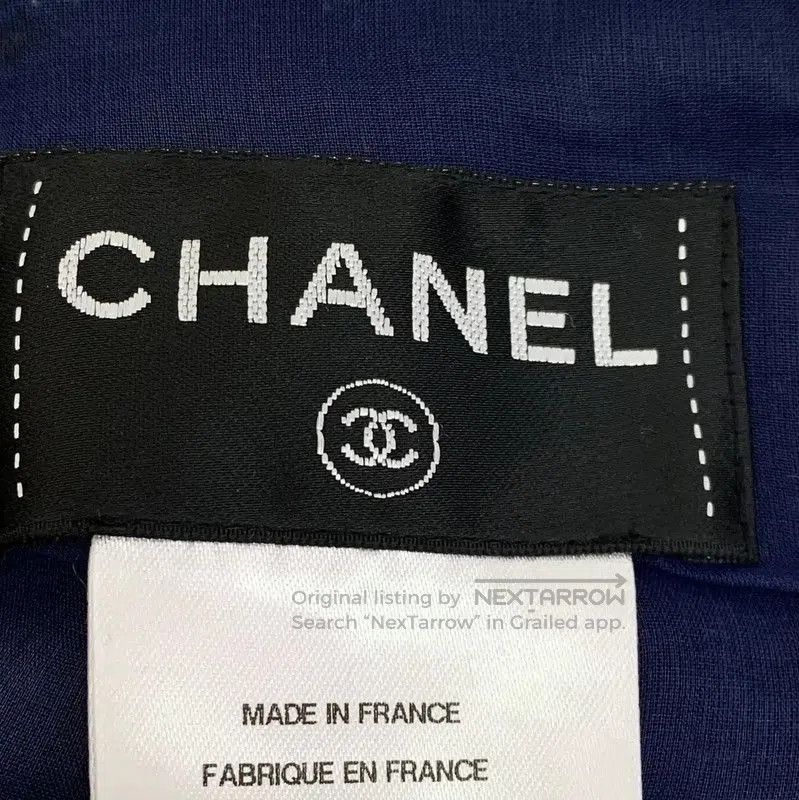Chanel Chanel Deep Blue Cotton Women's Dress . Size XS / US 0-2 / IT 36-38 - 5 Thumbnail