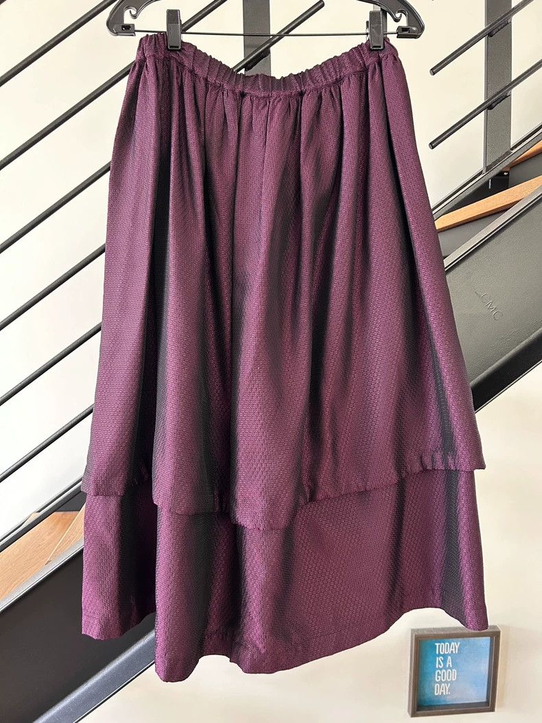 Comme des Garcons Comme Des Garcons size M Burgundy Skirt Size 24" / US 00 / IT 34 - 3 Thumbnail