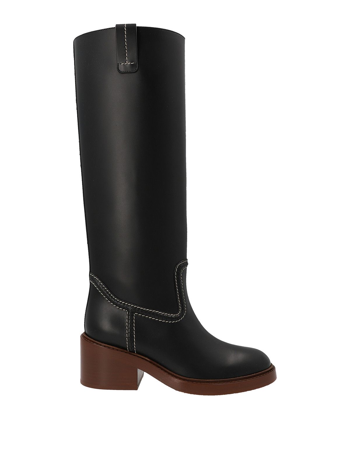 image of Chloe O1Loc1C0424 Mallo Boots In Black, Women's (Size 8)