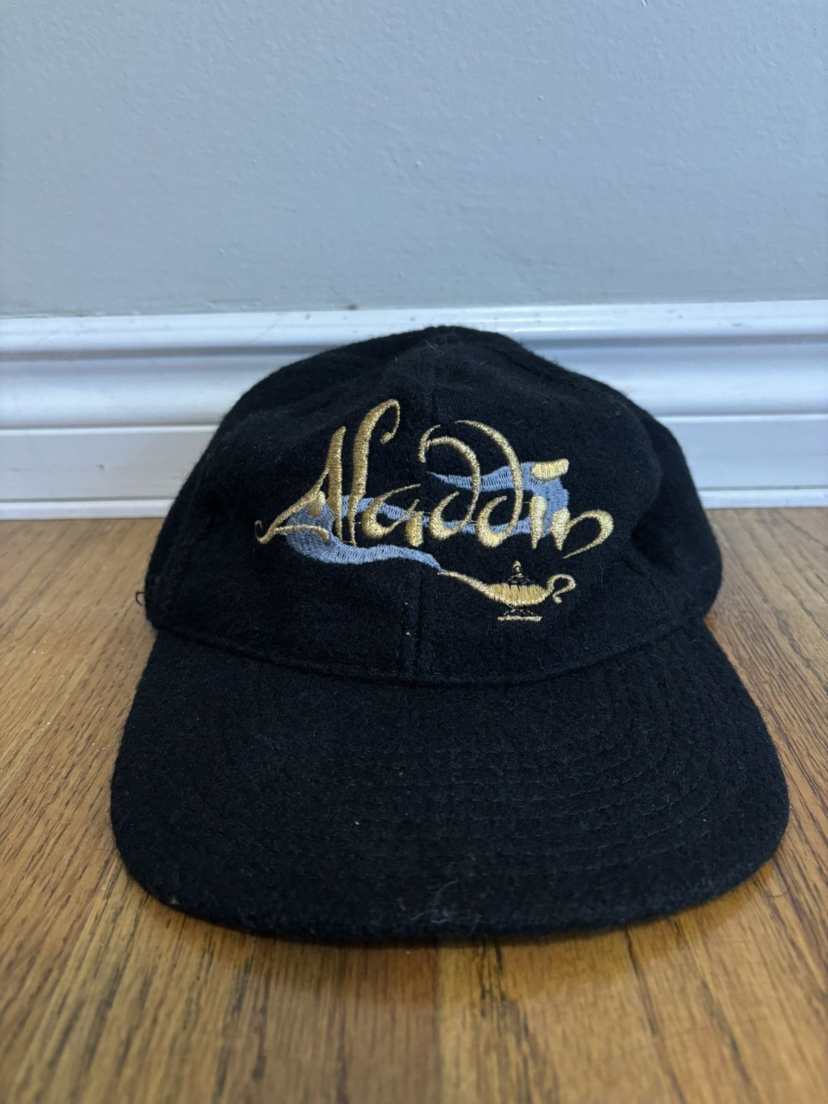 Disney Vintage 90s Disney Aladdin Wool SnapBack Movie Promo Hat Cap Size ONE SIZE - 1 Thumbnail