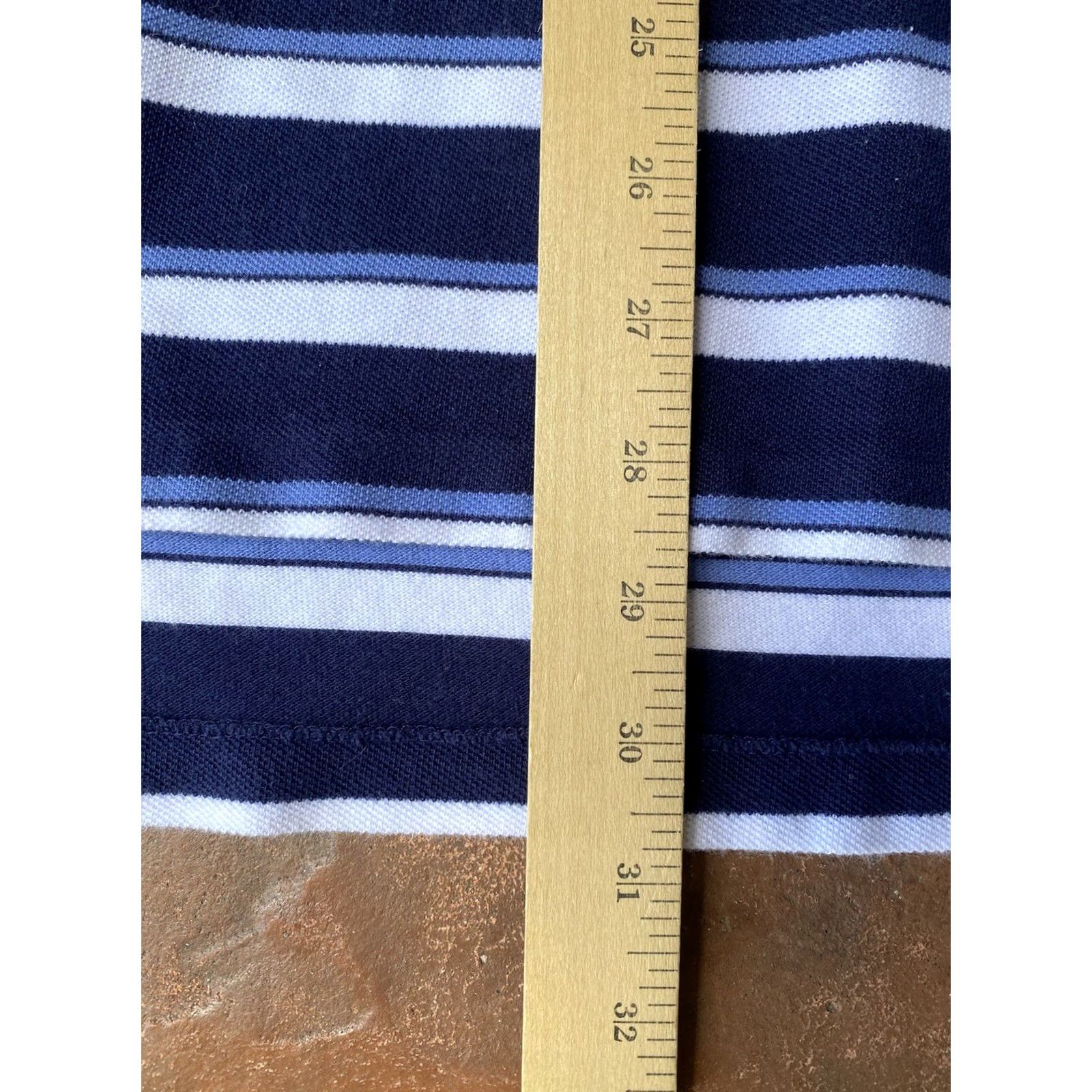 Polo Ralph Lauren VINTAGE Polo Ralph Lauren Yacht Club Striped Polo Shirt Mens XL Blue 90s Polo RL-67 Yacht Club Size US XL / EU 56 / 4 - 6 Thumbnail