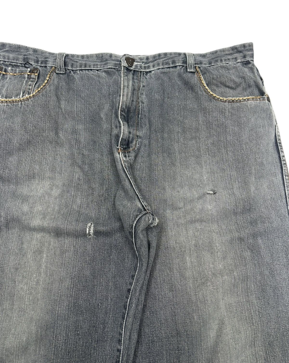 Black Label × Independent Truck Co. × Japanese Brand 🔥RARE VINTAGE BLAC LABEL WIDE BAGGY JEANS LOVE EMBROIDERY Size US 40 / EU 56 - 10 Thumbnail