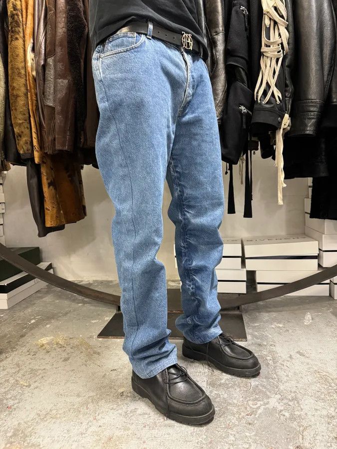 Just Cavalli 2000s Cavalli Blue Denim Faded Jeans Size US 34 / EU 50 - 3 Thumbnail