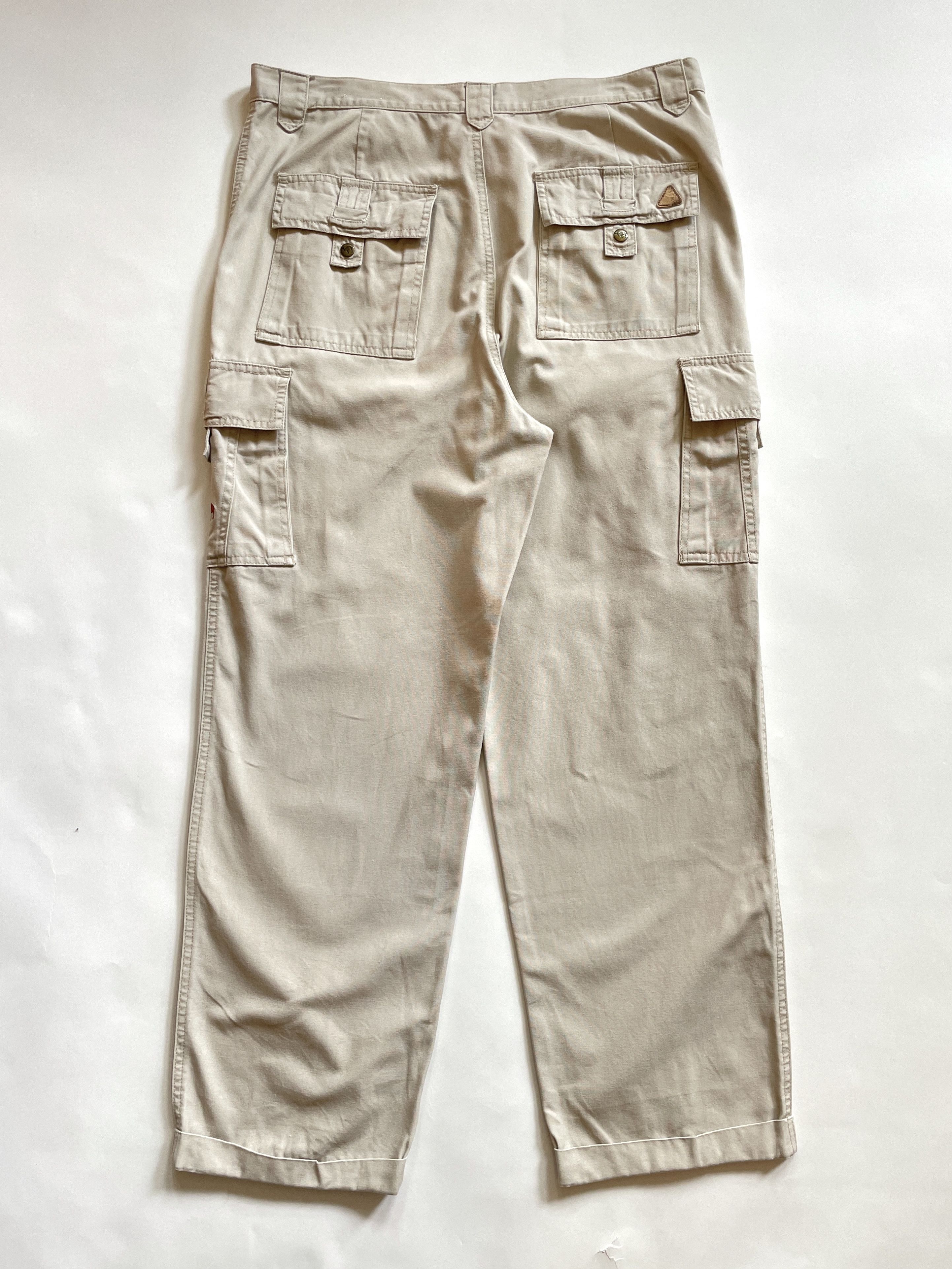 Camel 1990s Camel Cargo Pants Size US 36 / EU 52 - 3 Thumbnail