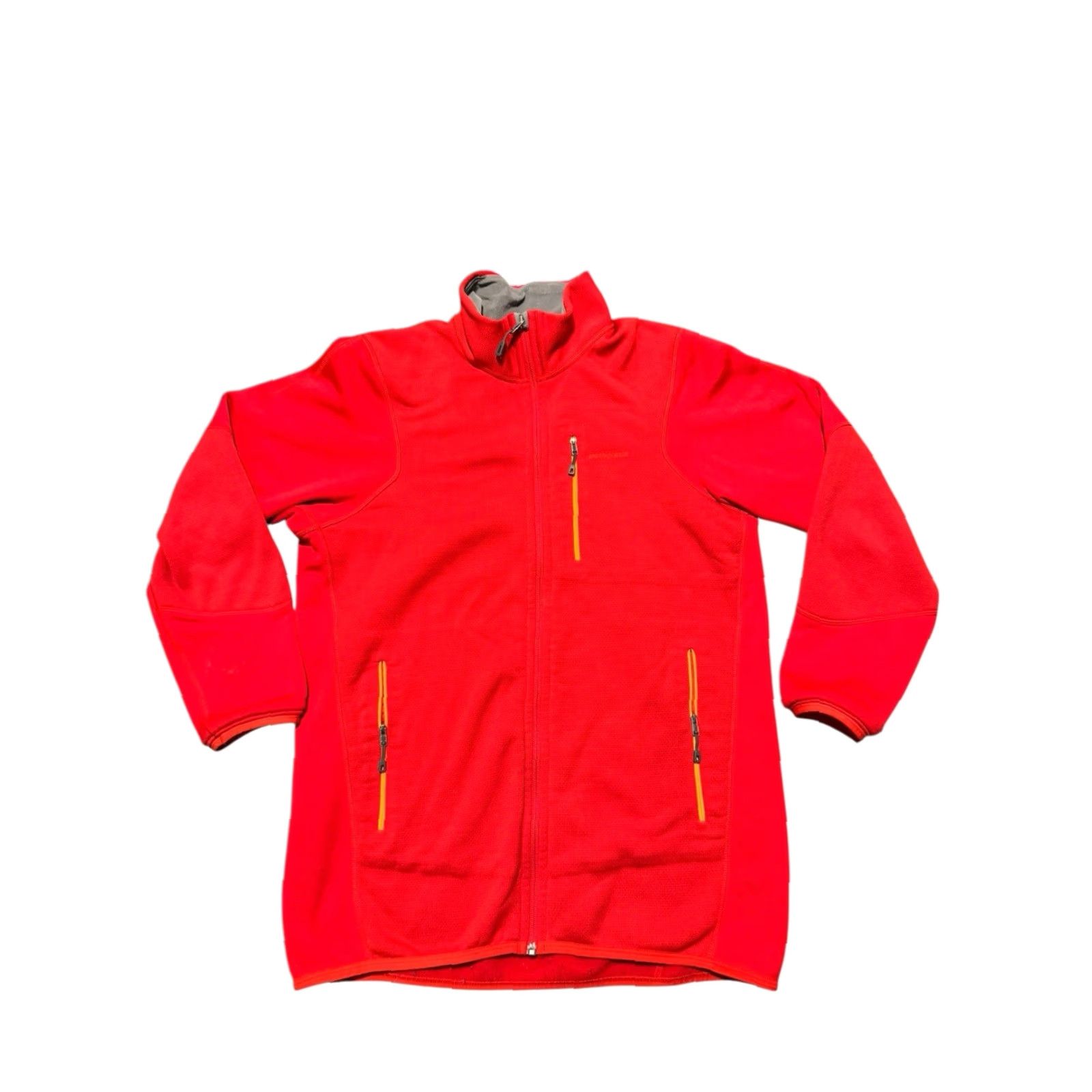 Patagonia Patagonia Jacket Men R1 Full-Zip Fleece Red Large Polartec Power Dry Grid Zip Pocket Zipper Logo Windbreaker Outdoor Casual Travel Scarf? Size US L / EU 52-54 / 3 - 2 Thumbnail