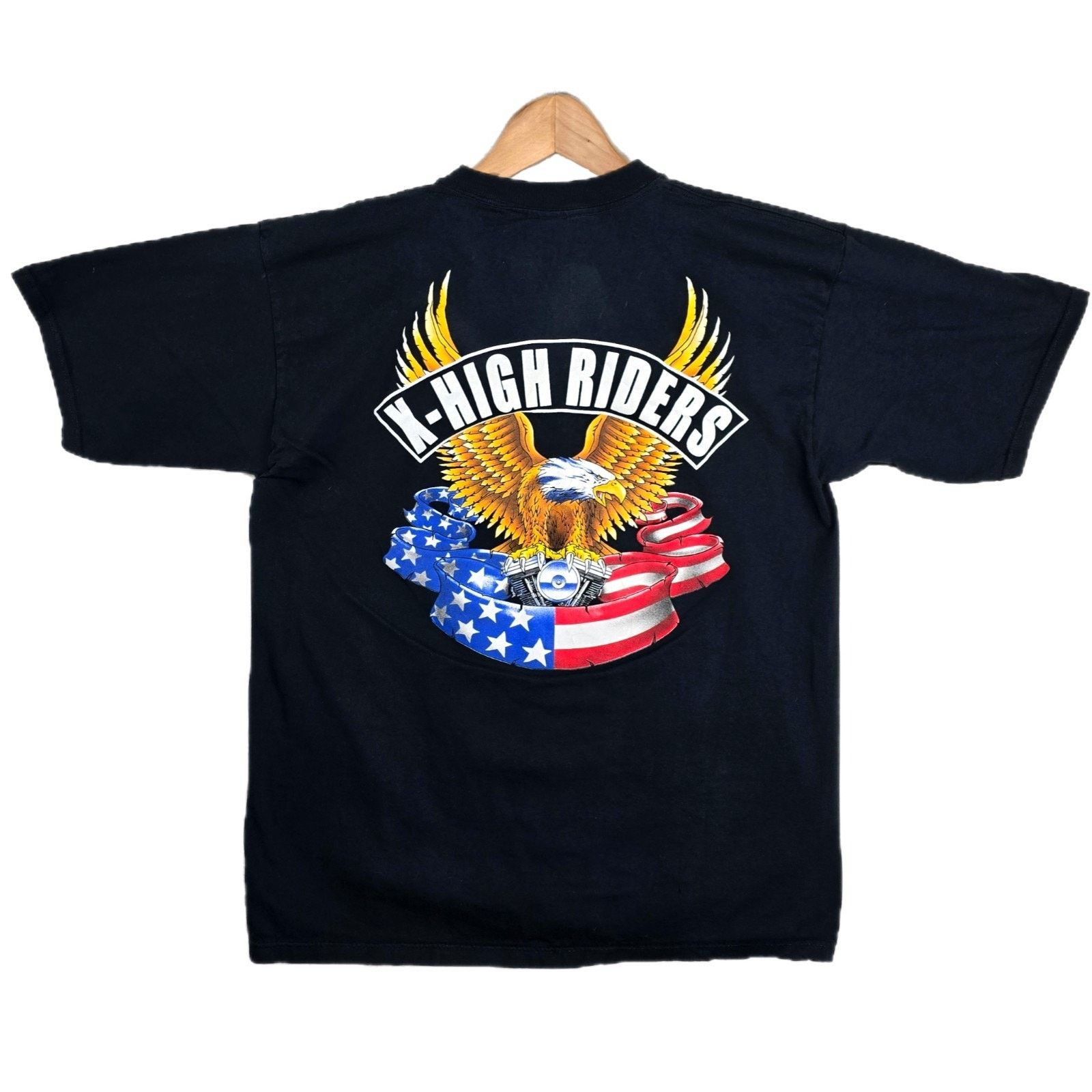 All Sport Vintage Motorcycle Biker K-High Riders Eagle Shirt Large Size US L / EU 52-54 / 3 - 1 Thumbnail
