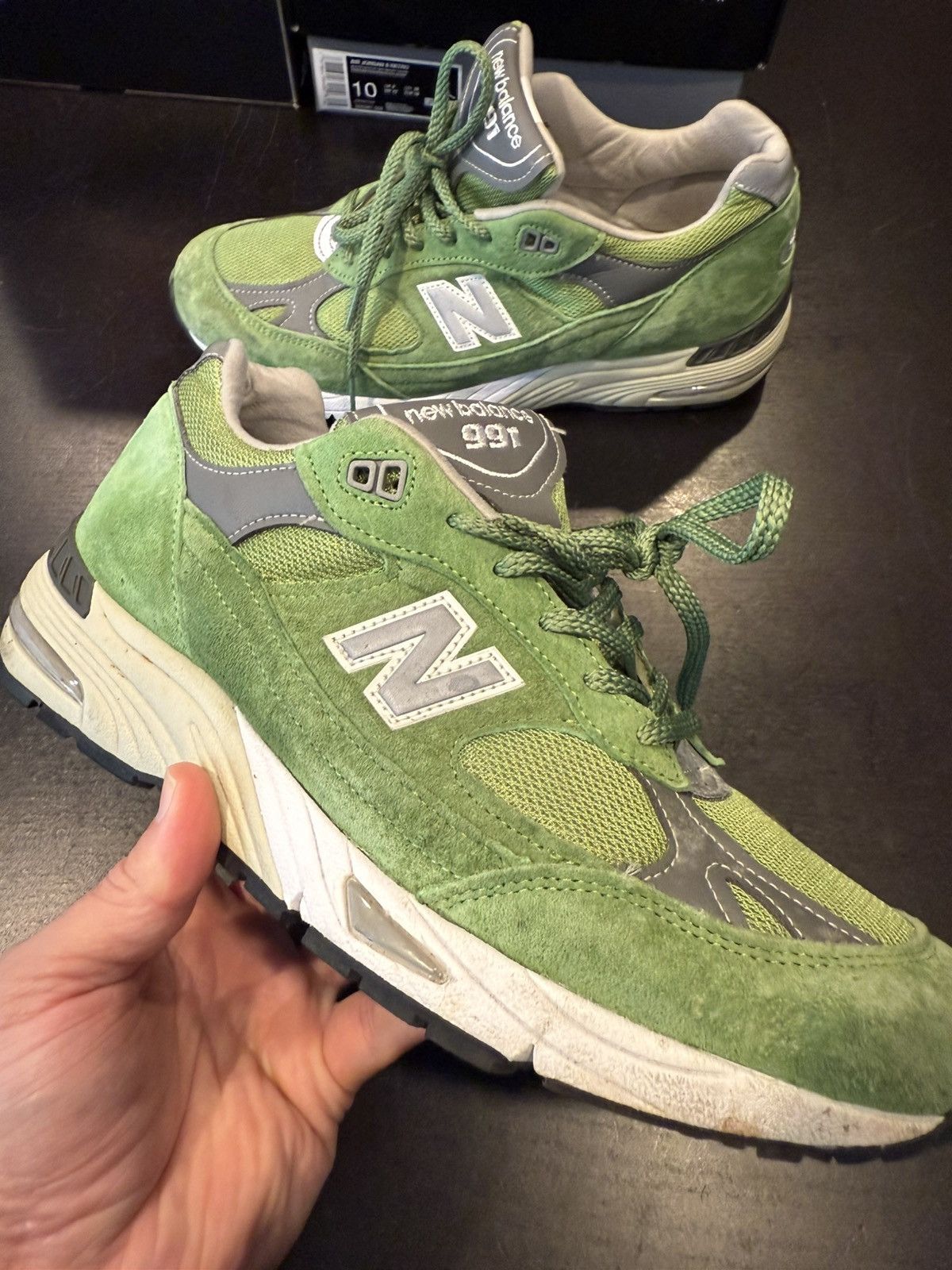 New Balance New Balance 991 Made in UK Bright Green US10 Size US 10 / EU 43 - 18 Thumbnail