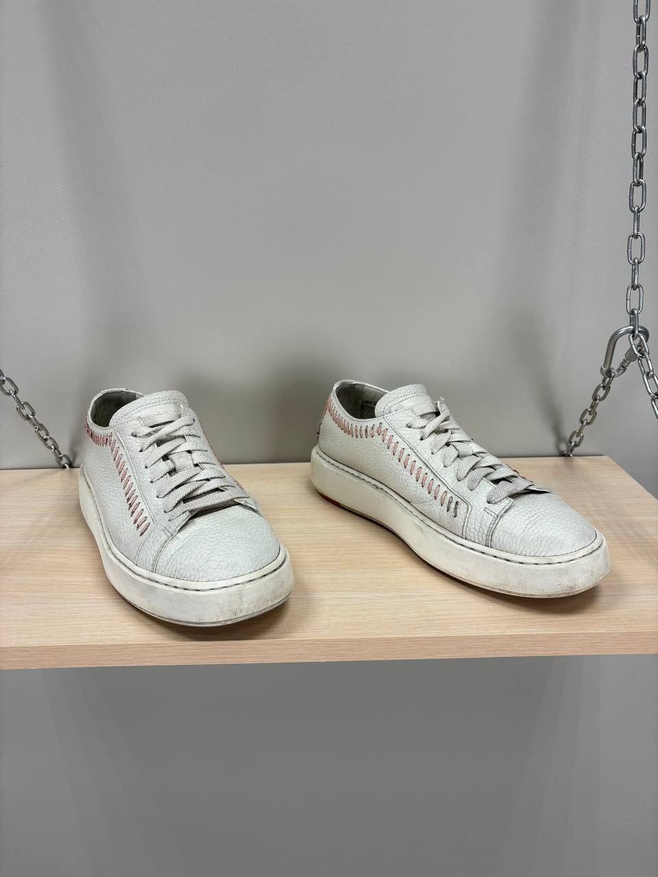 Designer × Santoni Womens sneakers Santoni Size 38 Color White Size US 8 / IT 38 - 2 Thumbnail