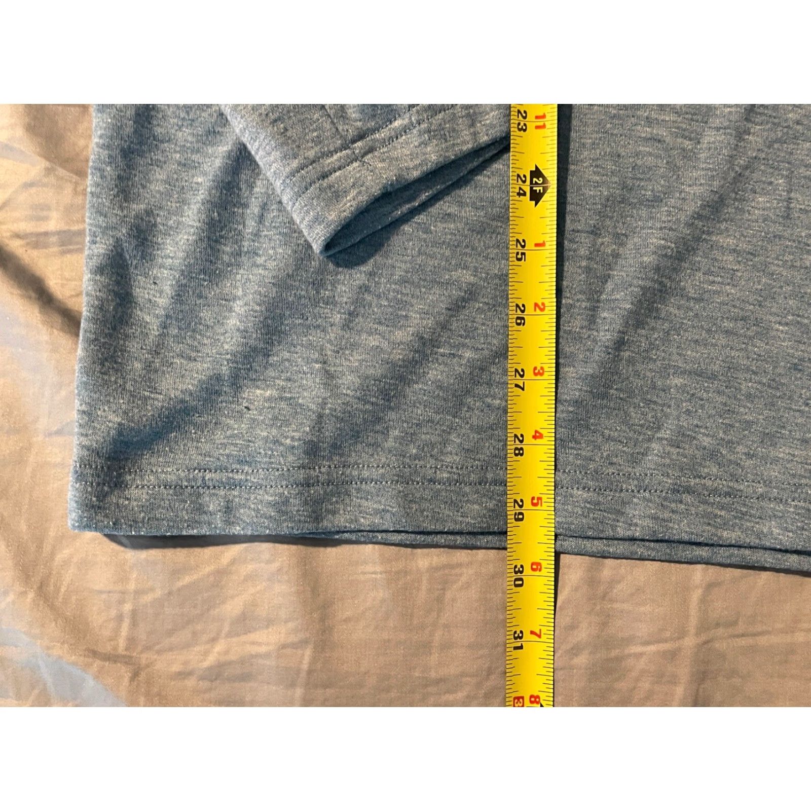 TravisMathew Travis Mathew Sweatshirt Mens XL Heather Blue 1/4 Zip Pullover Mock Neck Long Sleeve Joshua Tree Pullover Size US XL / EU 56 / 4 - 2 Thumbnail
