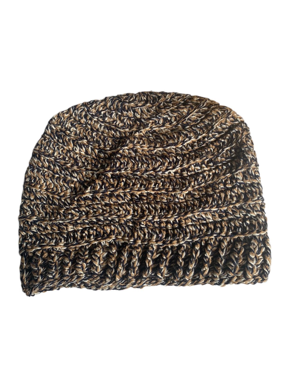 Japanese Brand × Kapital × Vintage Knitted Crochet Winter Sessions Big Beanie Hats Size ONE SIZE - 7 Thumbnail