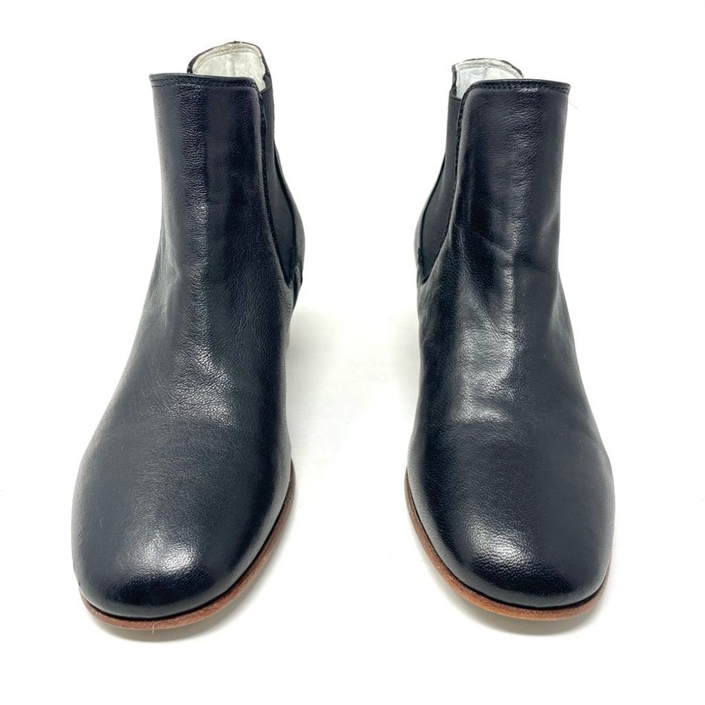 Other LIKE NEW Gidigio Black Leather Block Heel Ankle Boot Size 36 Size US 6 / IT 36 - 3 Thumbnail