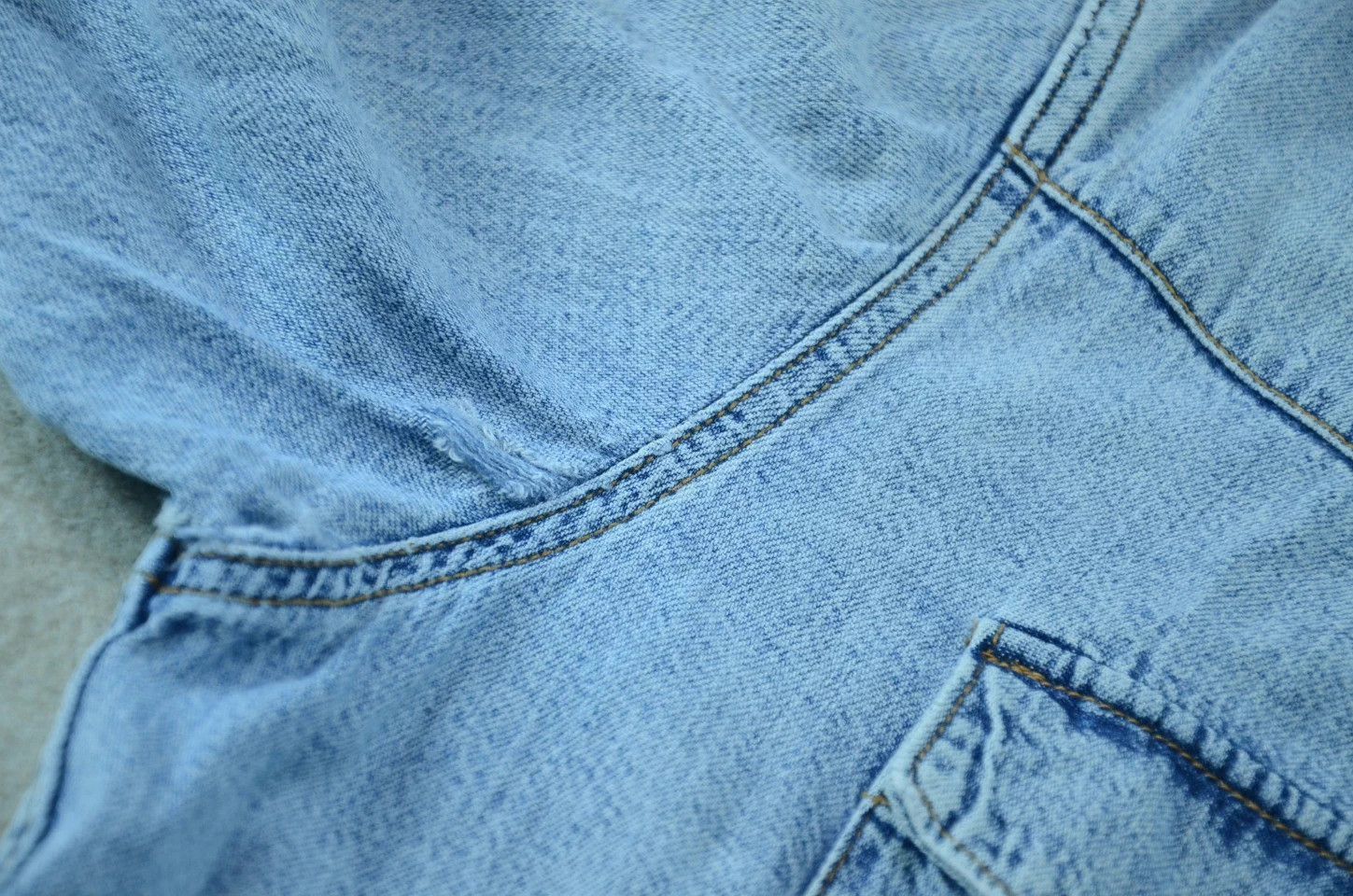 Acne Studios Acne Studios Blue Washed Distressed Denim Shirt Jacket Size US M / EU 48-50 / 2 - 4 Thumbnail