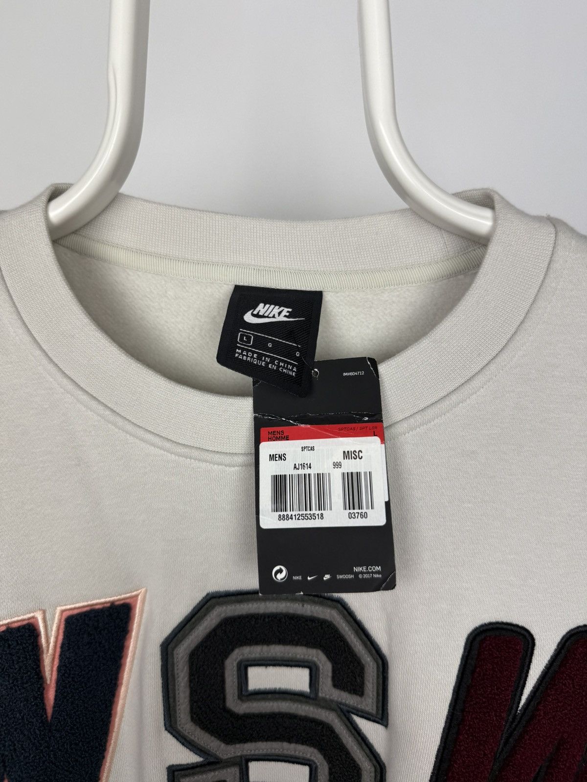 Nike Nike NSW Crewneck Sweater Size Large Grey Size US L / EU 52-54 / 3 - 5 Thumbnail