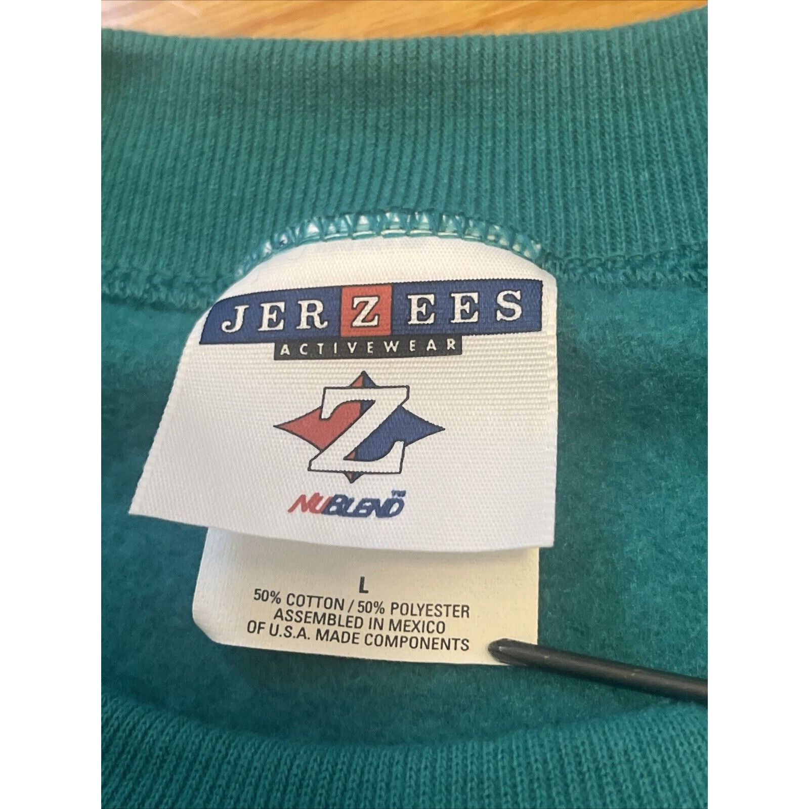 Jerzees Vintage 90s Large Green Lake State Park New York Crewneck Sw Size US L / EU 52-54 / 3 - 4 Thumbnail