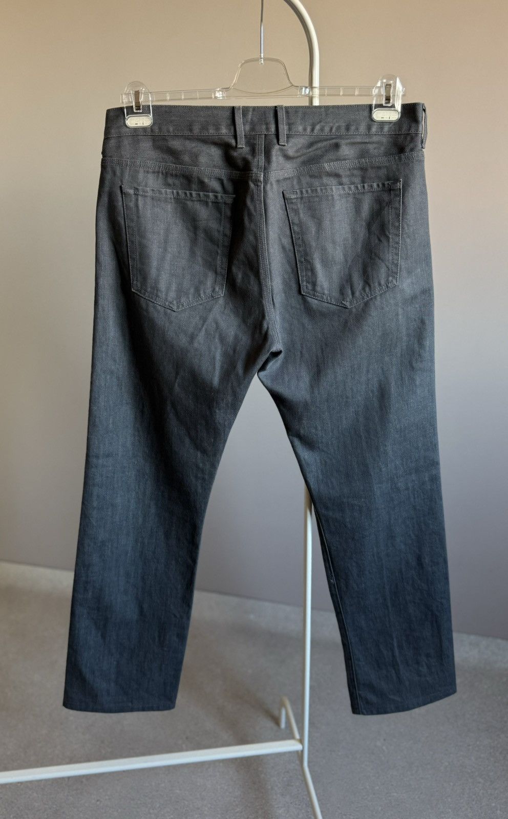 Simon Miller Simon Miller M001 Grey Slim Straight Japanese Denim Jeans Size US 36 / EU 52 - 8 Thumbnail