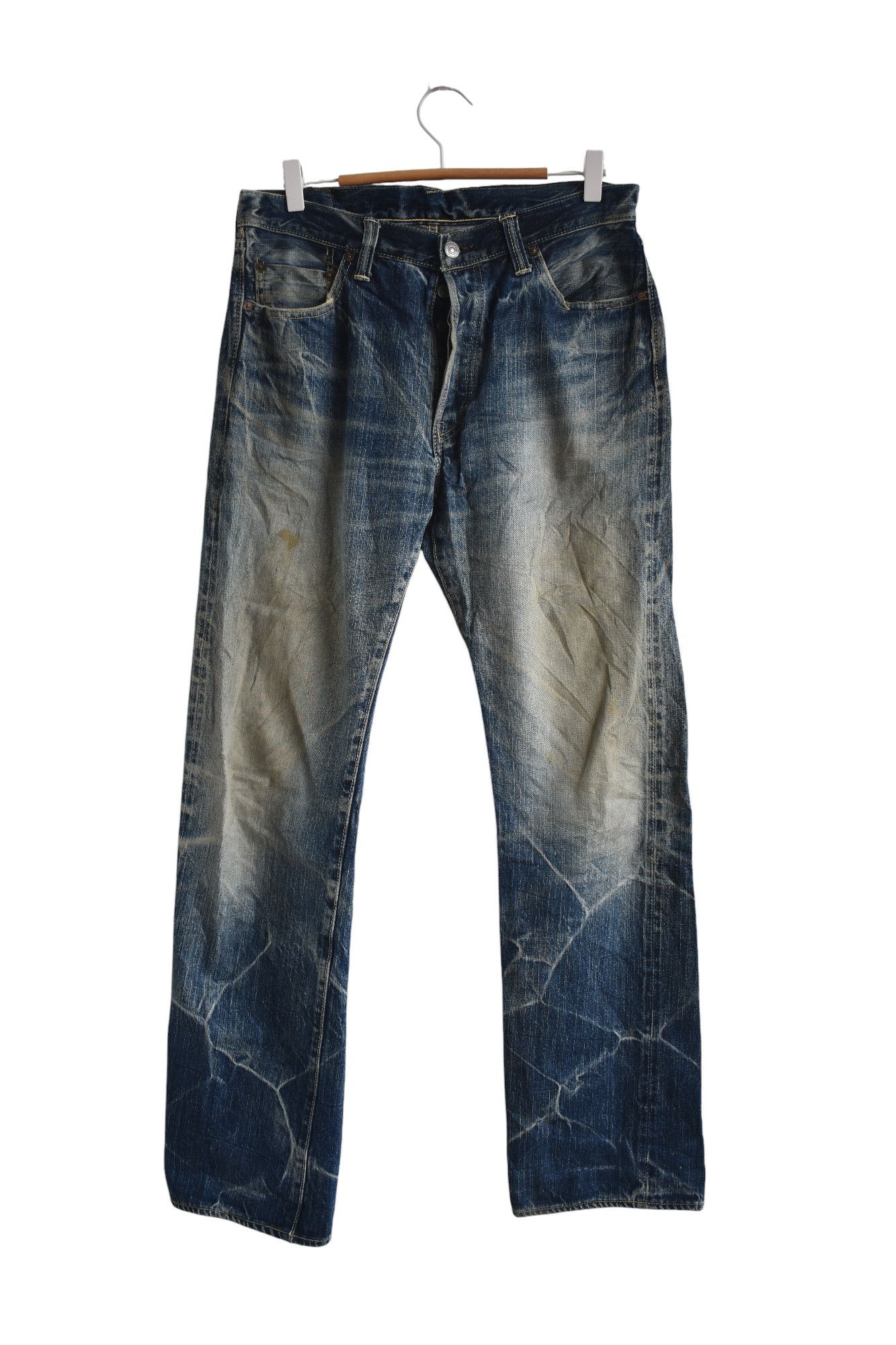 Eternal × Japan Blue × Japanese Brand Vintage Eternal Japanese Denim Selvadge W31 Size US 31 - 1 Thumbnail