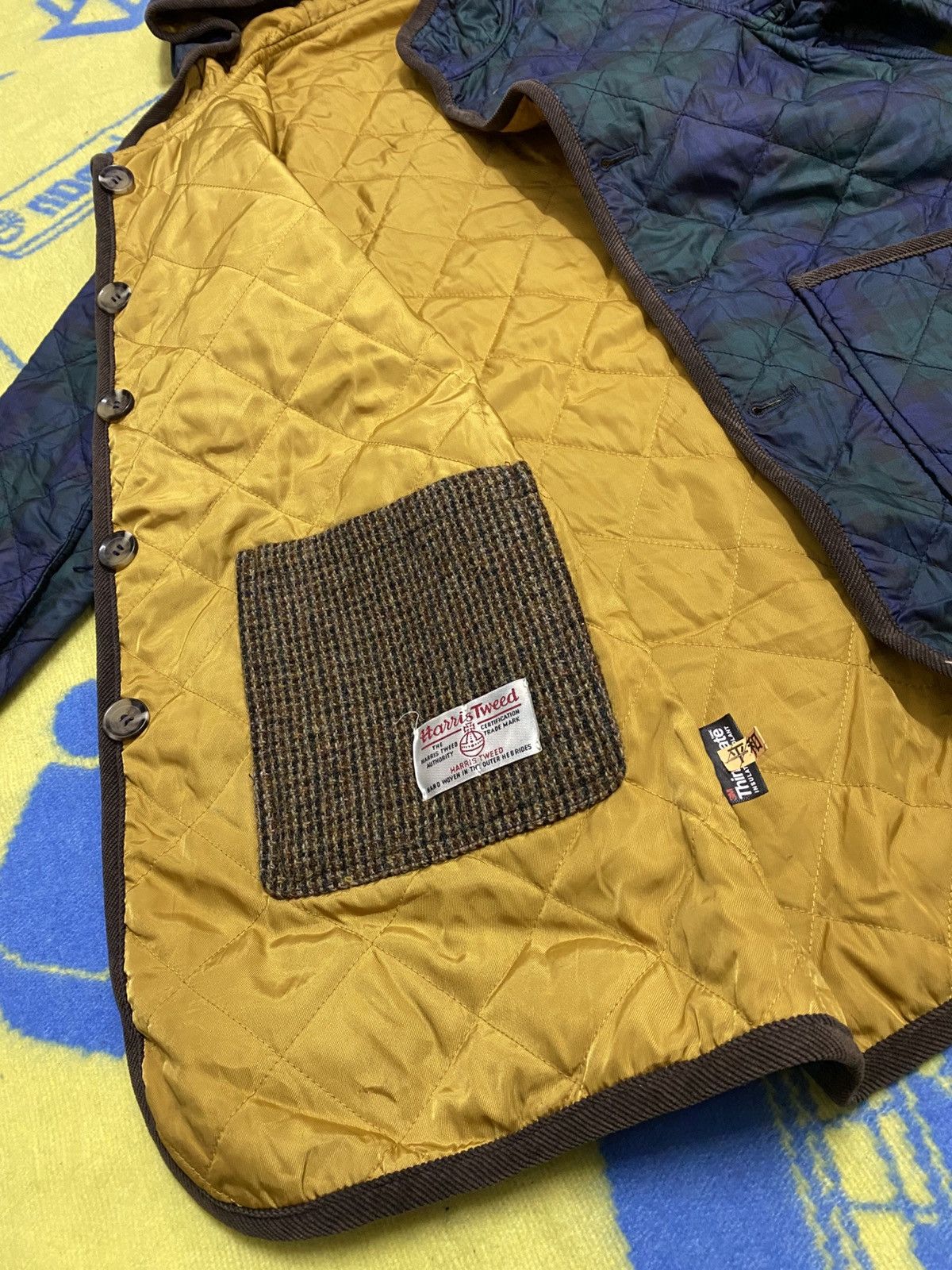 Designer × Harris Tweed Harris Tweed x Herringbone Club Jacket Size M / US 6-8 / IT 42-44 - 16 Thumbnail