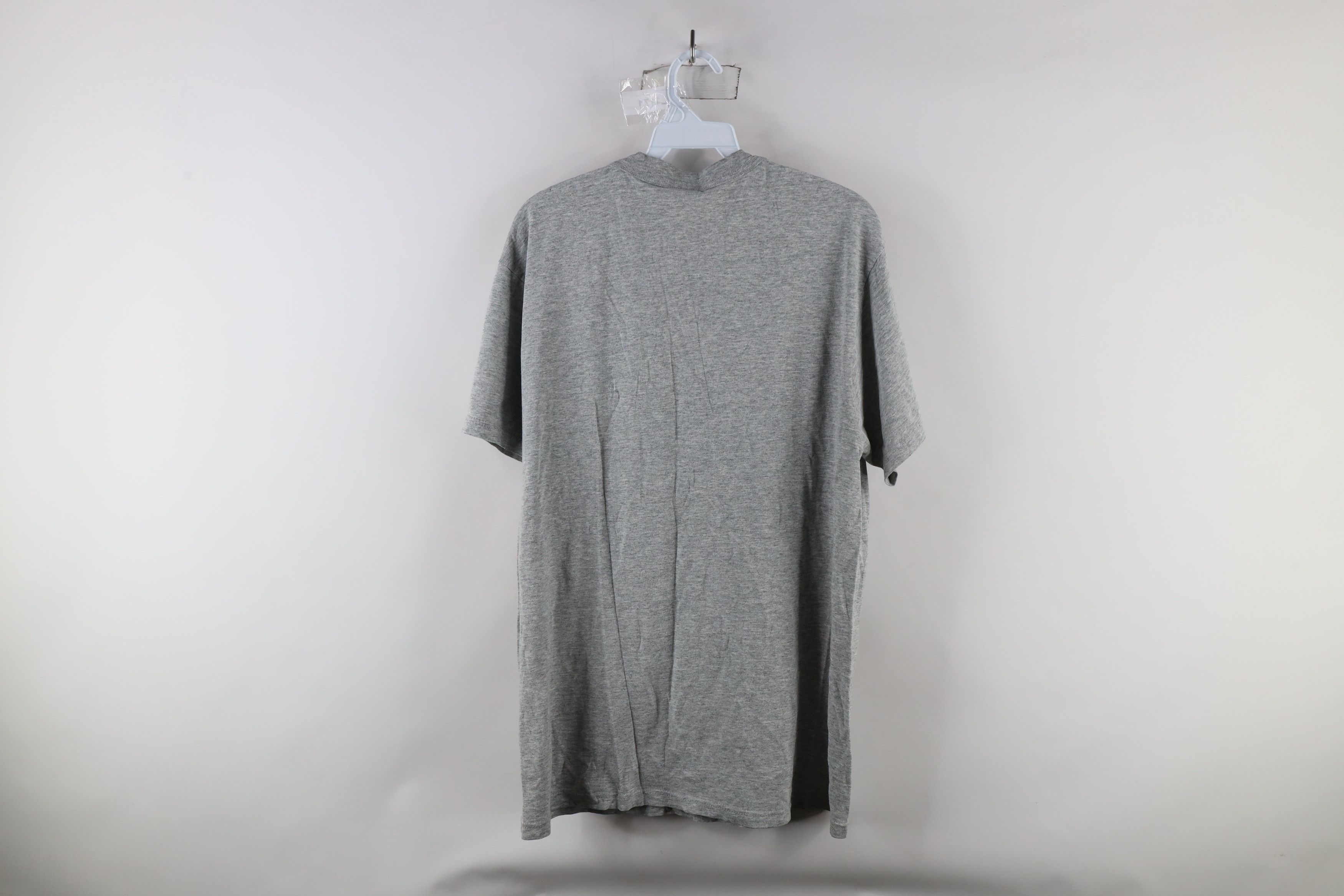 Vintage Vintage 90s Streetwear Short Sleeve T-Shirt Heather Gray Size US L / EU 52-54 / 3 - 10 Thumbnail