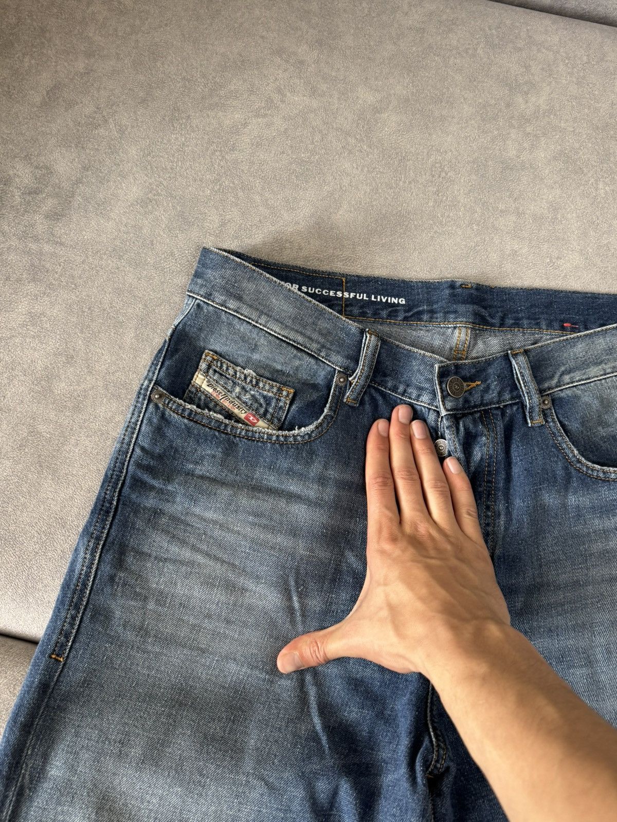 Diesel × Vintage Diesel Y2K denim jeans pants baggy vintage style size 32 M Size US 32 / EU 48 - 8 Thumbnail