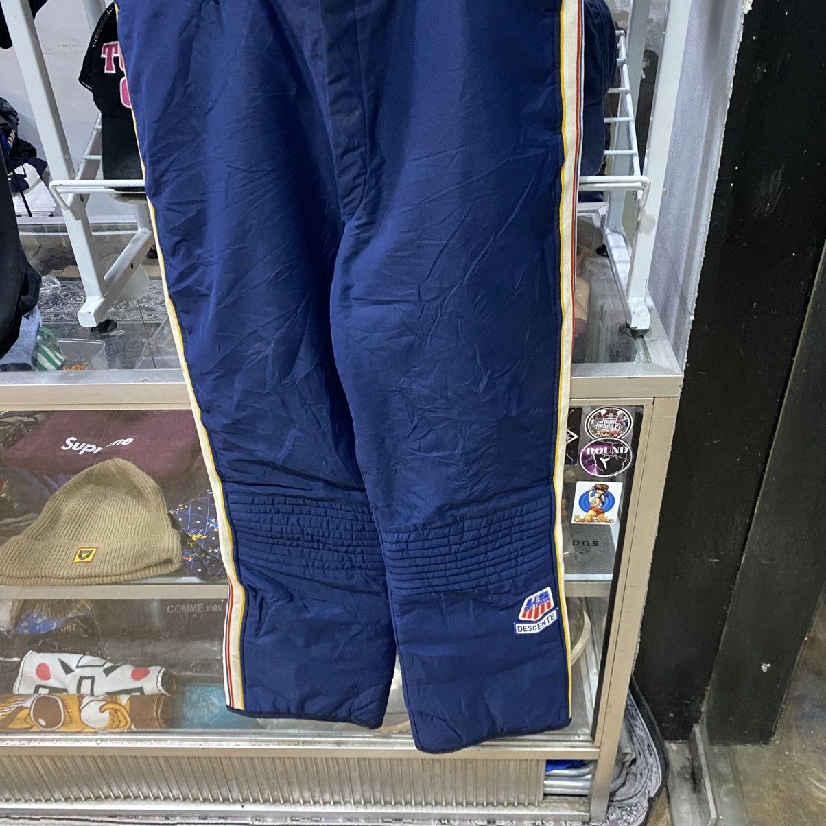Descente × USA Olympics VINTAGE RARE 90s‼️US Ski Team Logo Embroidery Jumpsuits Size US 34 / EU 50 - 4 Thumbnail