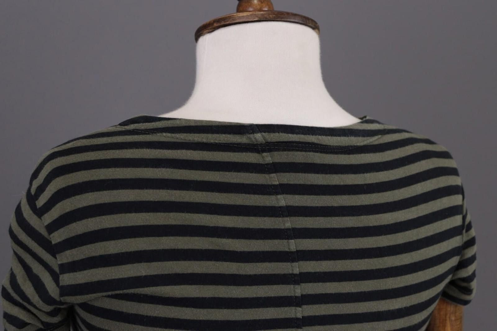 Designer E9 Khaki Striped Short Sleeve Outdoor Climbing Shirt Size M Size M / US 6-8 / IT 42-44 - 11 Thumbnail