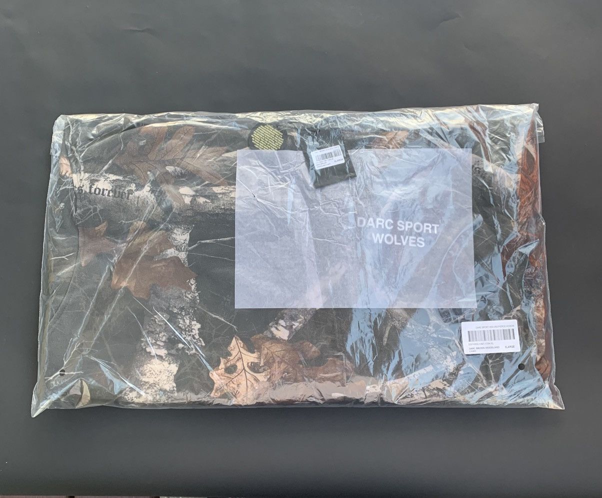 Darc Sport DARC SPORT WOLVES HOODIE IN DARC BROWN WOODLAND CAMO SIZE XL Size US XL / EU 56 / 4 - 6 Thumbnail