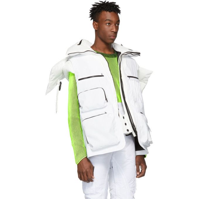 Colmar Colmar A.G.E. by Shayne Oliver White Utility Vest #6509-70 Size US XXL / EU 58 / 5 - 2 Thumbnail