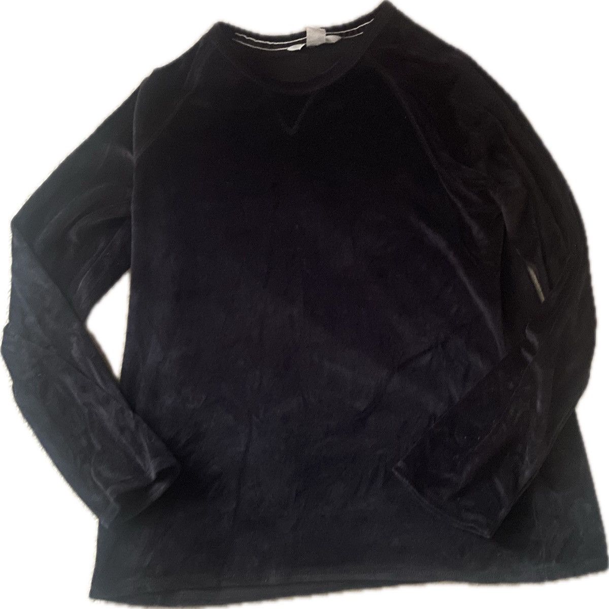 Nautica Nwot black velour nautica top-large Size L / US 10 / IT 46 - 1 Thumbnail
