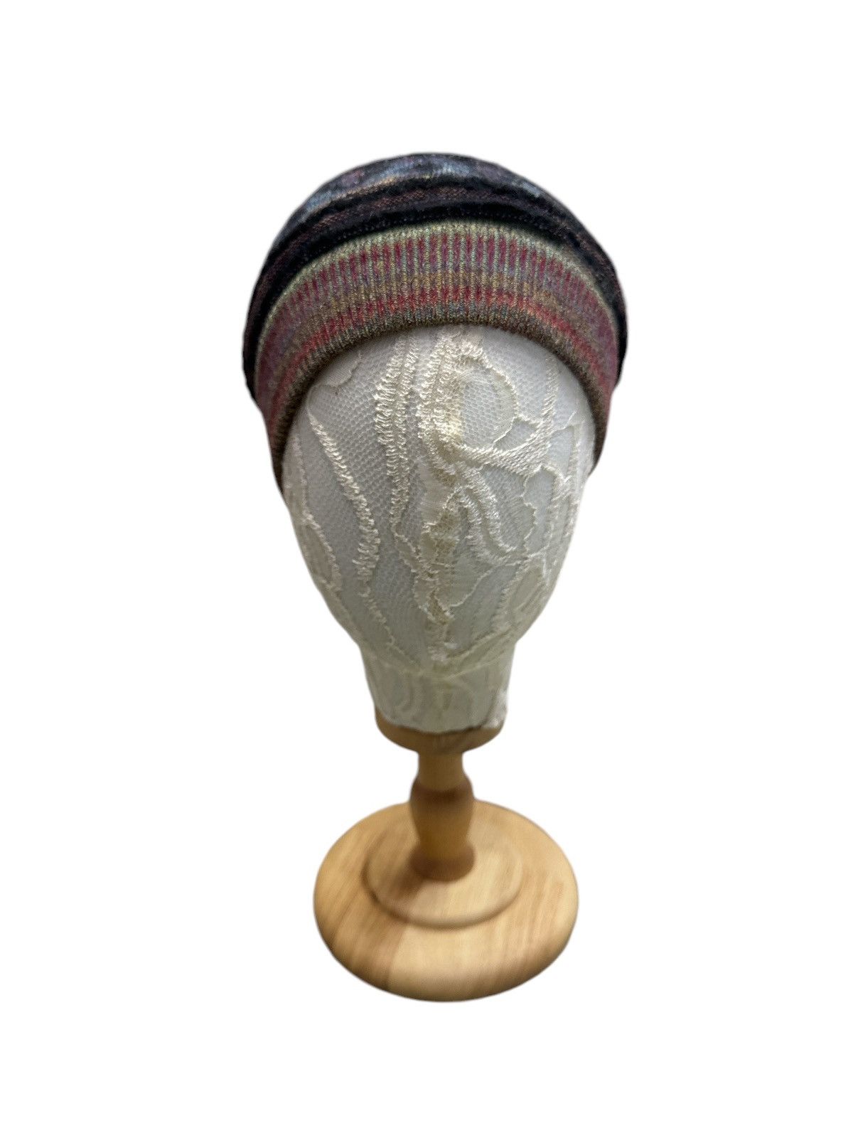14th Addiction × Designer × Japanese Brand M & KYOKO MIXED WOOL KNITTED BEANIE HAT Size ONE SIZE - 3 Thumbnail