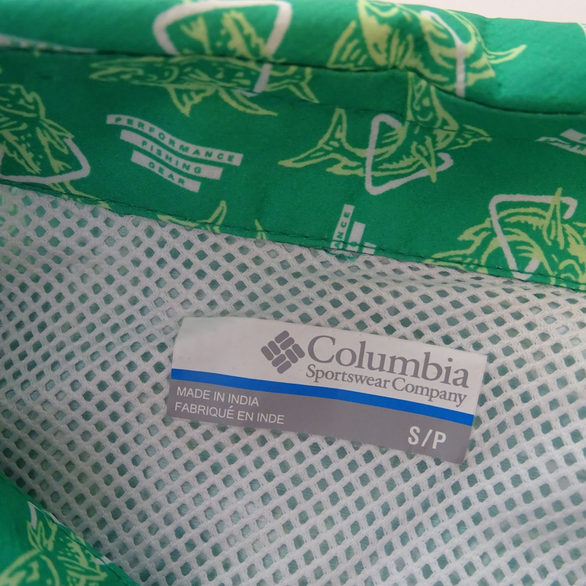 Columbia Columbia PFG Mens Green Fishing Shirt Size S Short Sleeve Size US S / EU 44-46 / 1 - 5 Thumbnail