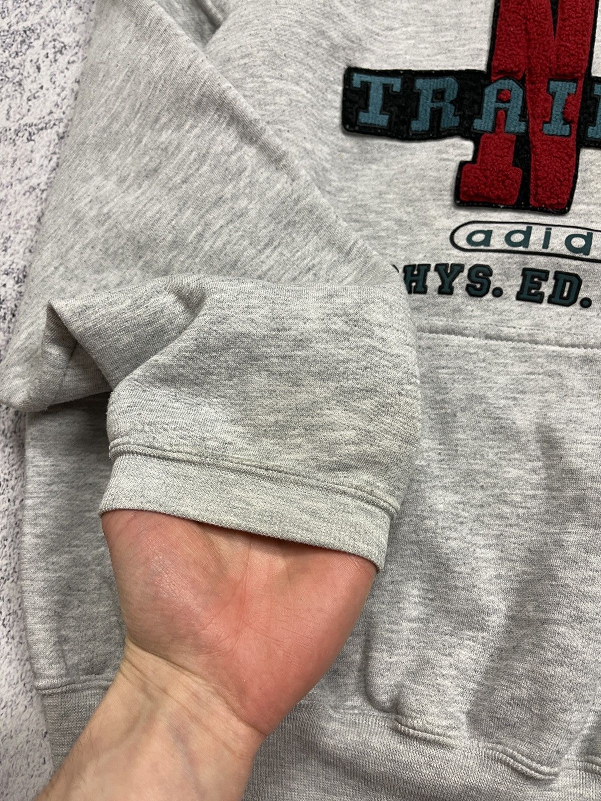 Adidas × Vintage Vintage Adidas 90’s Oversized NY Training Baggy Hoodie Rare Size US M / EU 48-50 / 2 - 10 Thumbnail