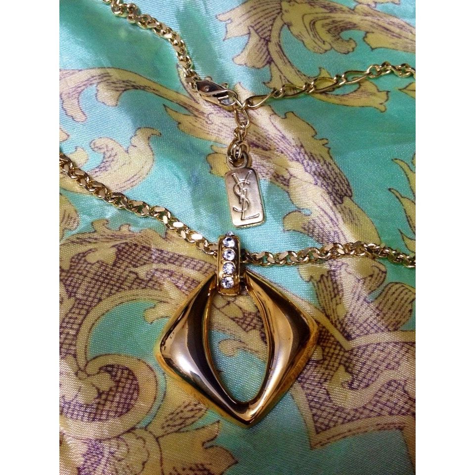 Yves Saint Laurent Vintage Yves Saint Laurent, YSL golden chain necklace Size ONE SIZE - 2 Thumbnail