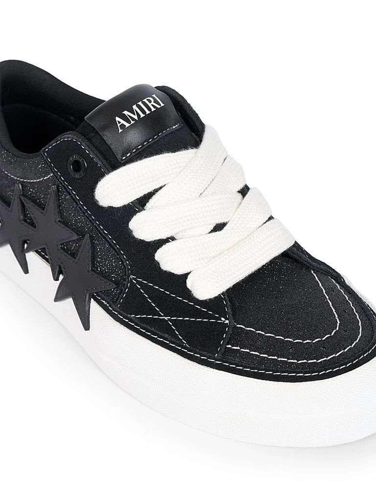 Amiri os11x1225 Glitter Sunset Skate Low-Top Sneakers in Black Size US 13 / EU 46 - 6 Thumbnail