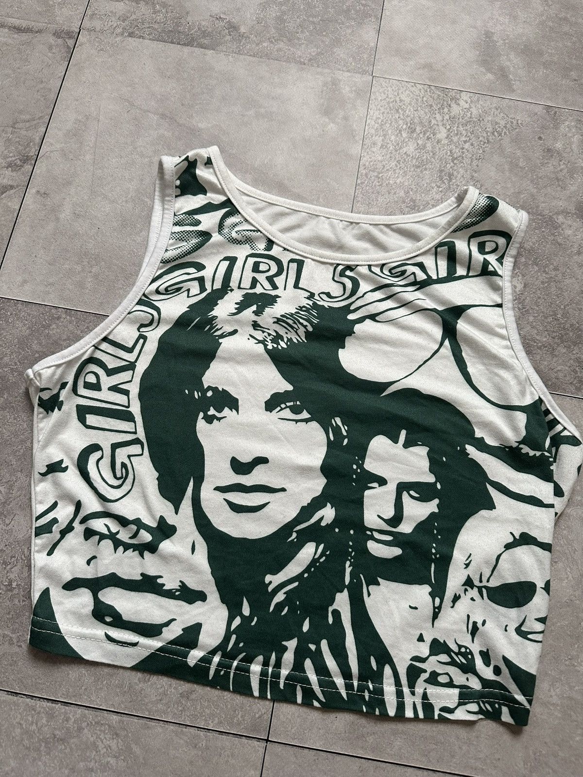 Hysteric Glamour Cute GIRLS Graphic Y2K Tank Top Hysteric Glamour JPG Style S Size S / US 4 / IT 40 - 4 Thumbnail