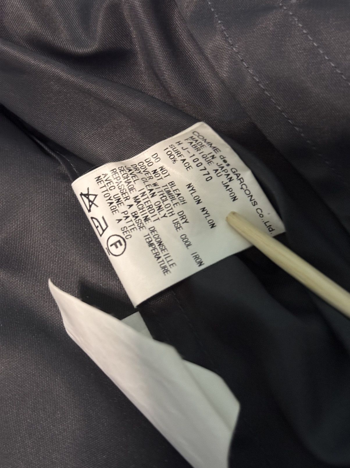 Comme des Garcons Homme Comme des Garçons Homme Nylon Jacket AD1999 Size US M / EU 48-50 / 2 - 6 Thumbnail