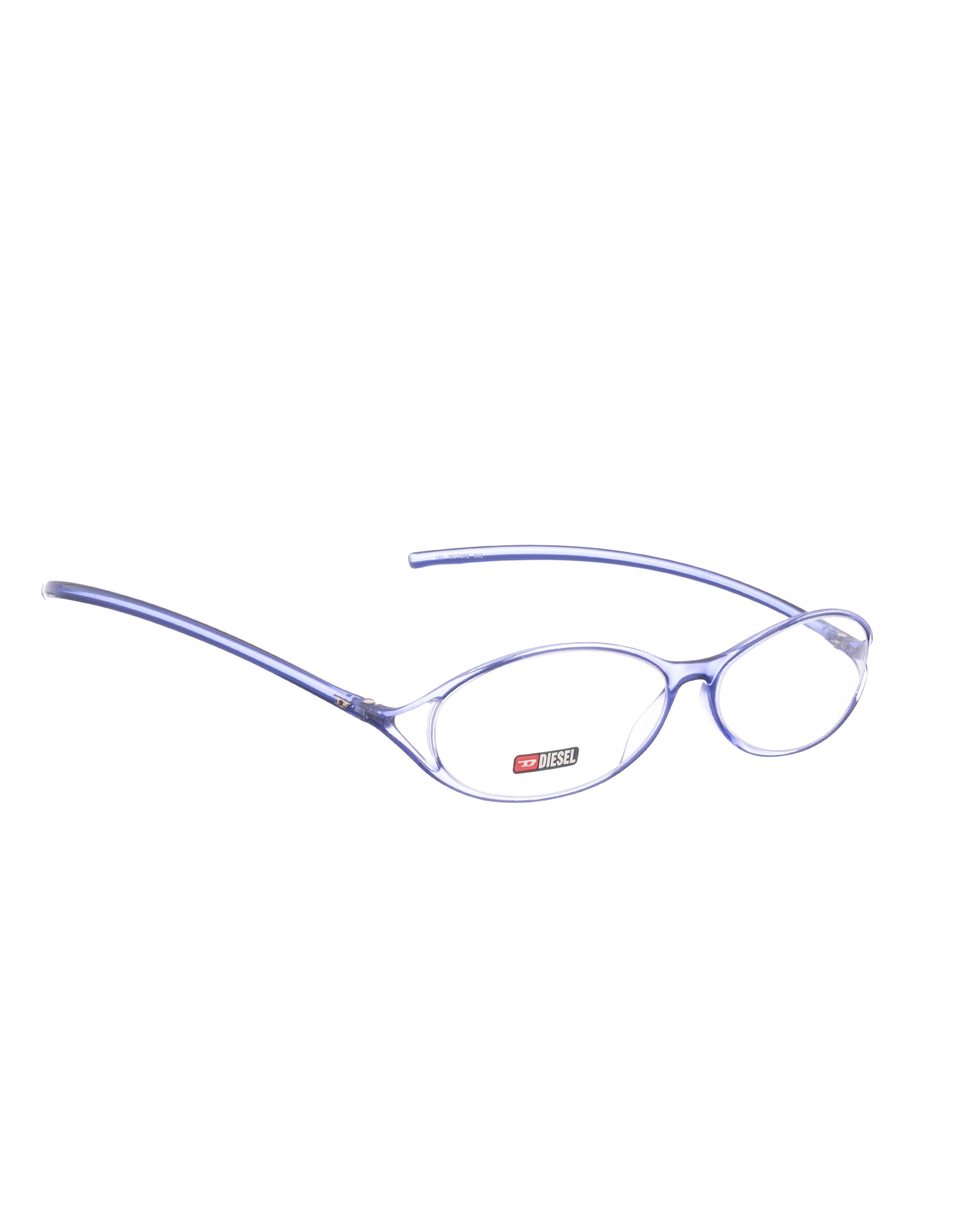 Diesel Diesel '00s Thin Plastic Violet Blue Glasses Size ONE SIZE - 2 Thumbnail