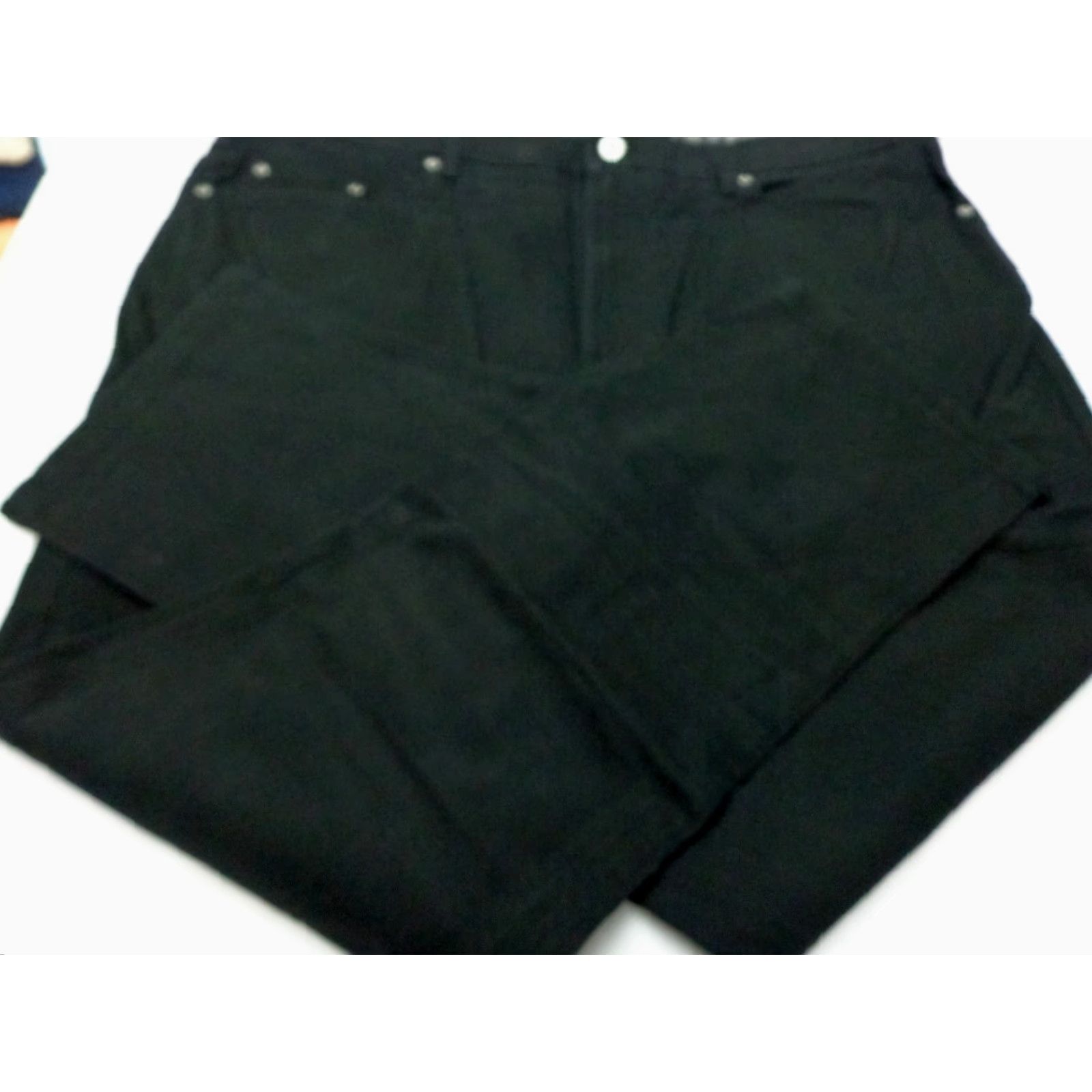 Vintage Iron Co. Men's Patriot Pants Chino Pants Flat Front Straight 42 x 32 Black Modern Comfort Fit Regular Warm Winter Spring Summer Fall Size US 42 / EU 58 - 5 Thumbnail