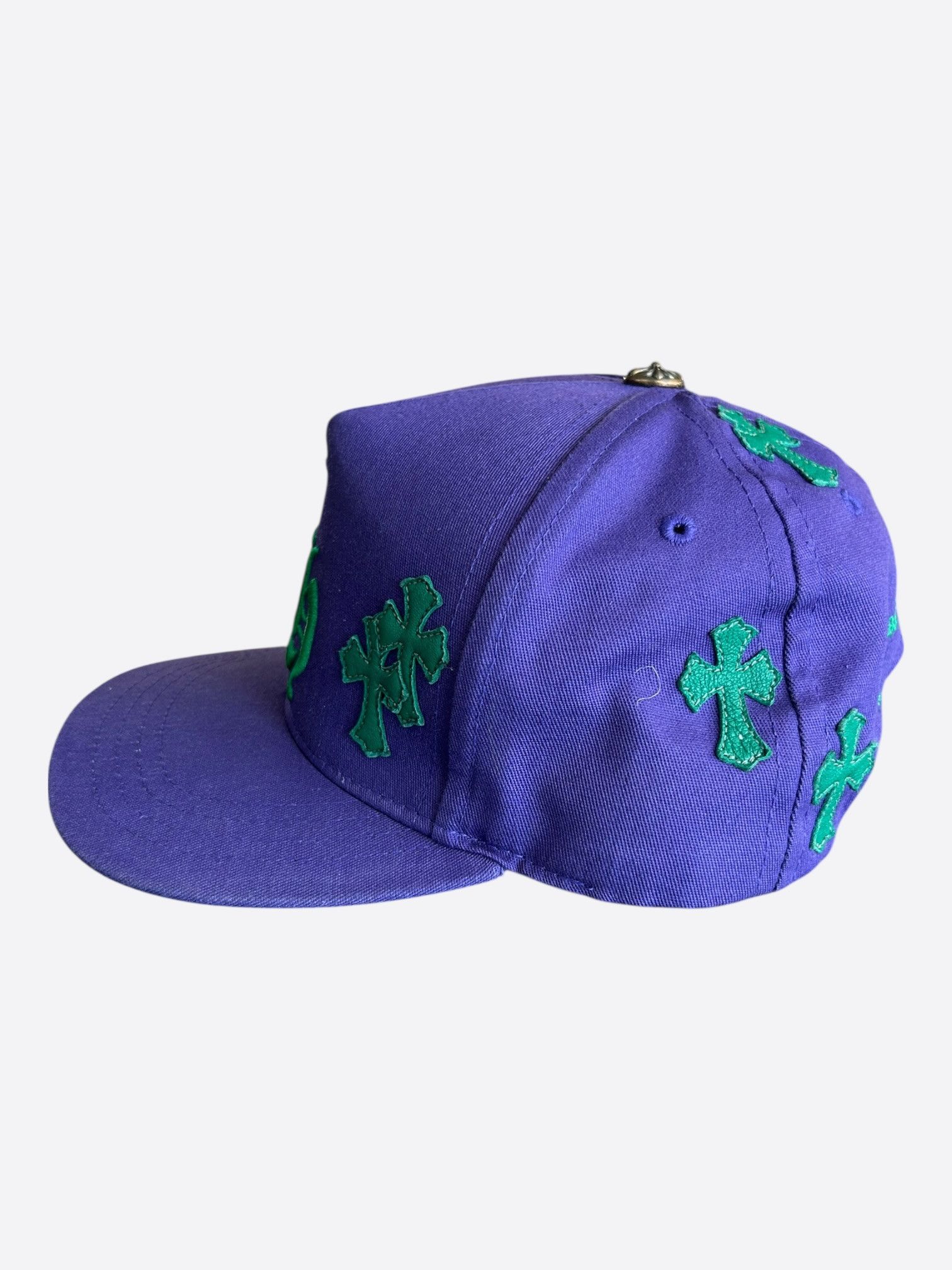 Chrome Hearts Chrome Hearts Purple & Green Cross Patch Hat Size ONE SIZE - 4 Thumbnail