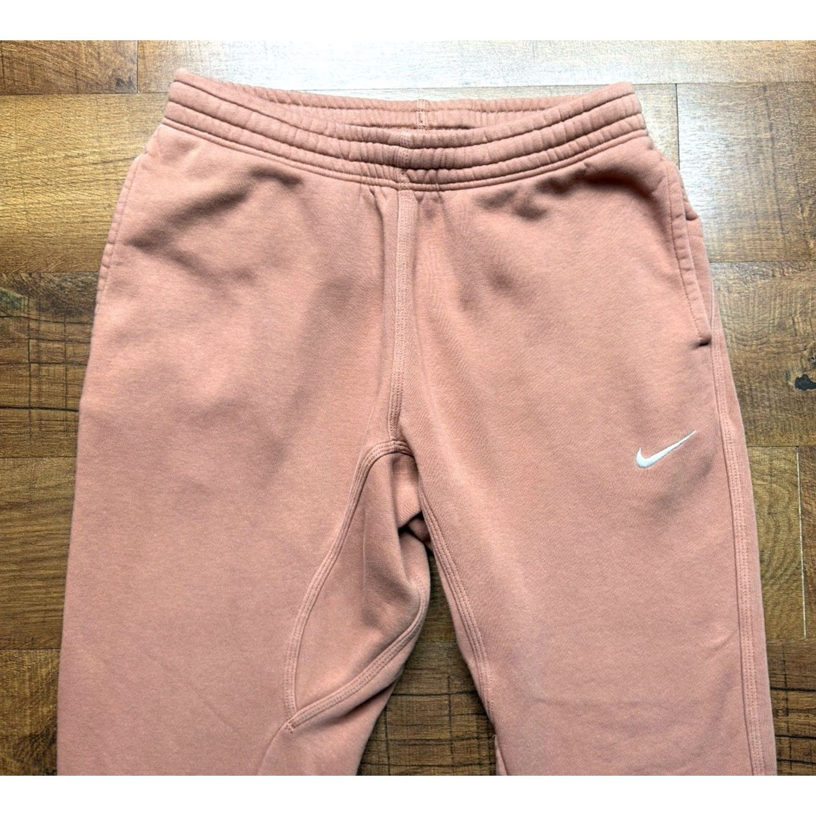 Nike Nike Club Fleece Tapered Leg Sweatpants Joggers Clay Brown 716830-215 Mens Medium Size US 31 - 2 Thumbnail