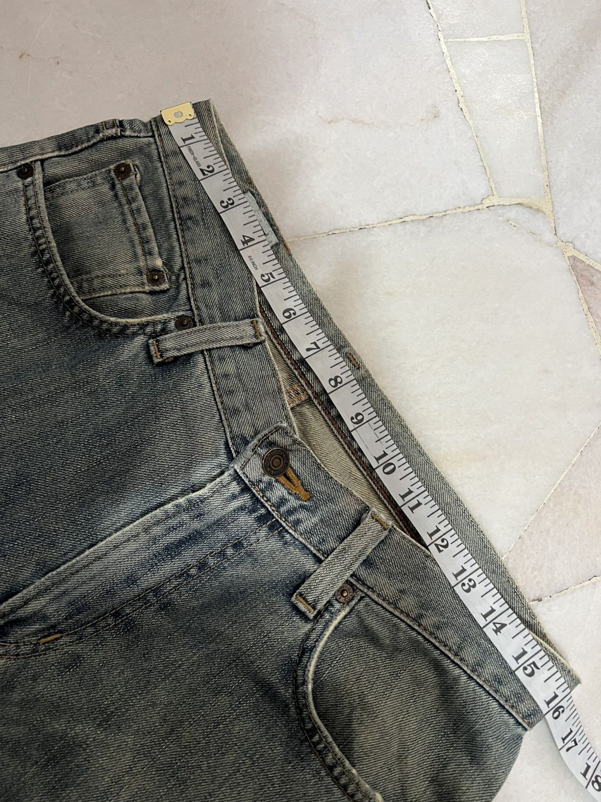 Edwin × If Six Was Nine × Japanese Brand 💥RARE💥Vintage Edwin Faded Blue Jean Japan Size US 31 - 3 Thumbnail