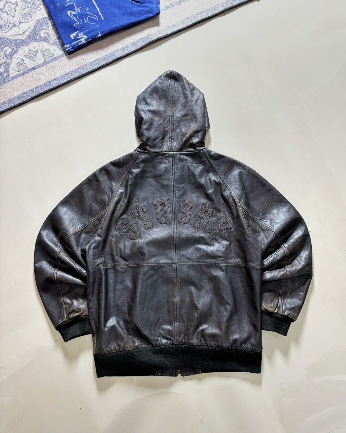 STUSSY×BEDWIN & THE HEARTBREAKERS ジャケット Bedwin & The Heartbreakers × Stussy Stussy x JP brand biker jacket