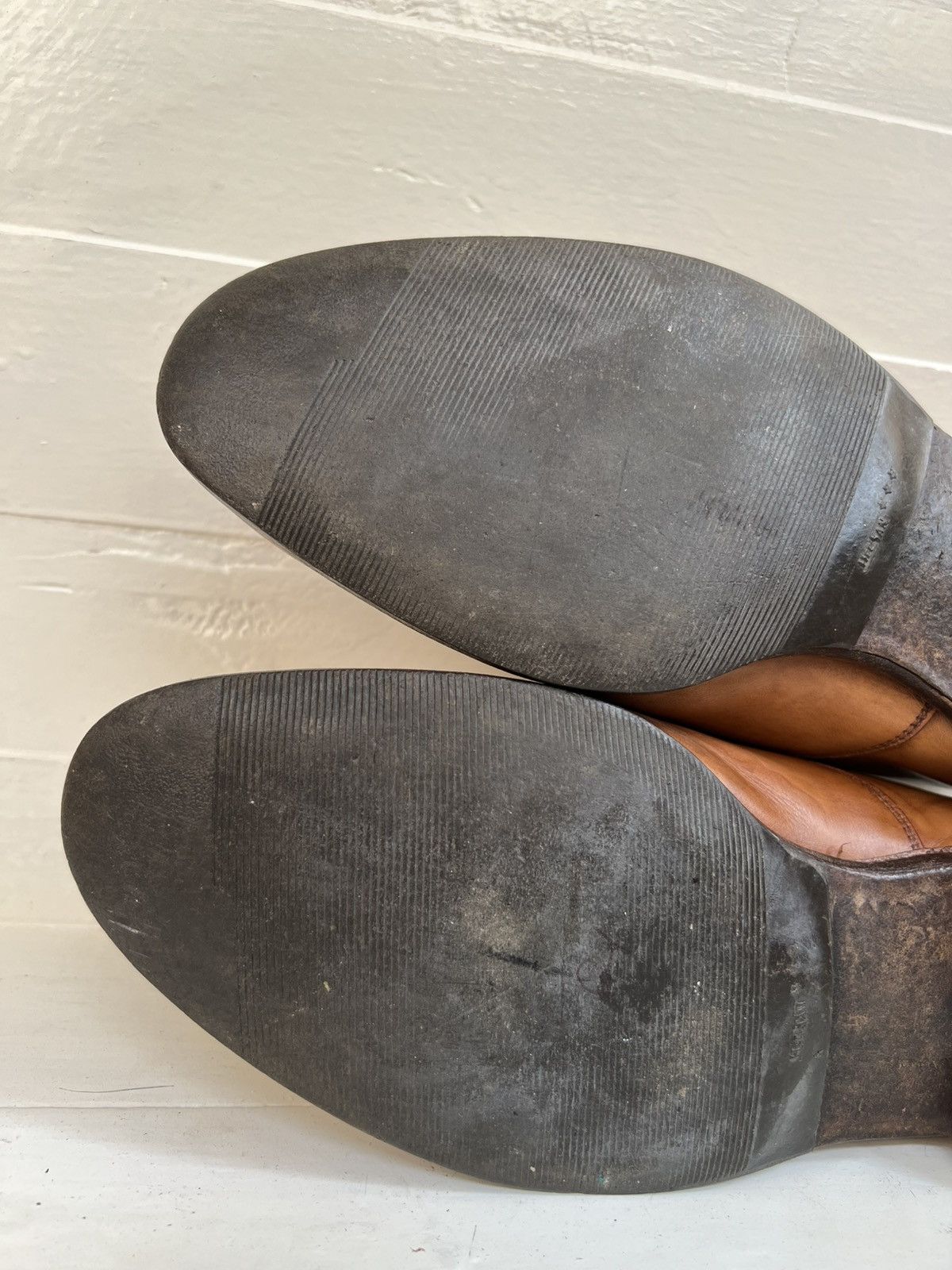 Crockett & Jones Crockett Jones Handgrade Brown leather Cap Toe Oxford Shoes Size US 10 / EU 43 - 13 Thumbnail